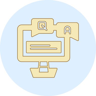 şebeke. Web simgesi basit illüstrasyon