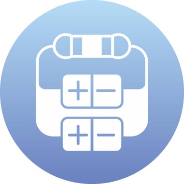 İllüstrasyon tıbbi gereç simgesi