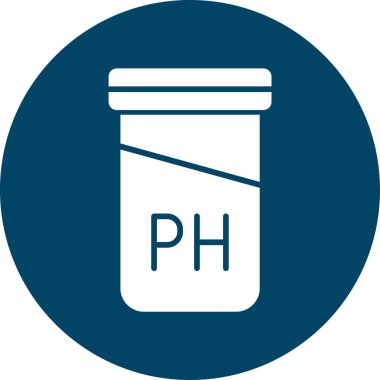 Bir kimyasal simgenin vektör illüstrasyonu