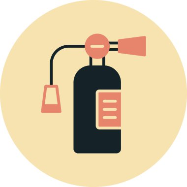 Gaz simgesinin vektör illüstrasyonu