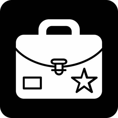 İş çantası vektör simgesi