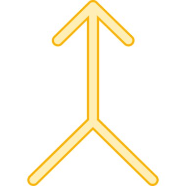 Ok simgesi simgesi tasarımı