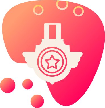 Harita işaretleyicili bir haritanın vektör simgesi