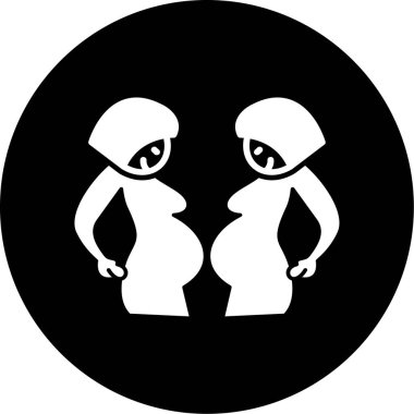 Bir çift insanın vektör çizimi