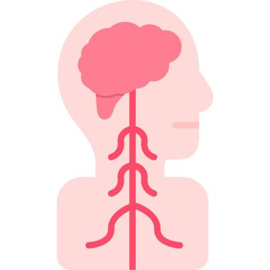 İnsan organı ikonu vektör illüstrasyonu