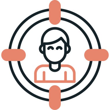 seo modern simgesinin vektör illüstrasyonu