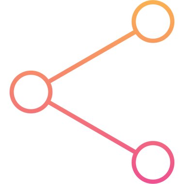 Tek bir renk simgesinin vektör illüstrasyonu