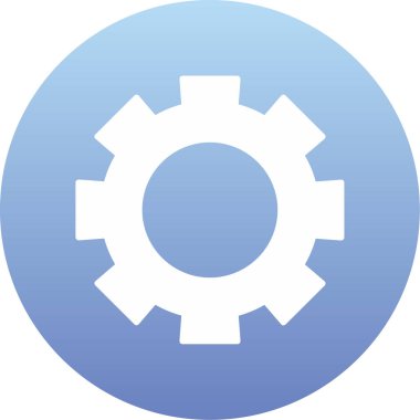 dişli simgesi vektör illüstrasyonu