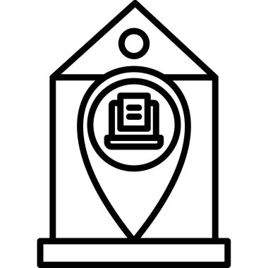 Seo simgesinin vektör illüstrasyonu