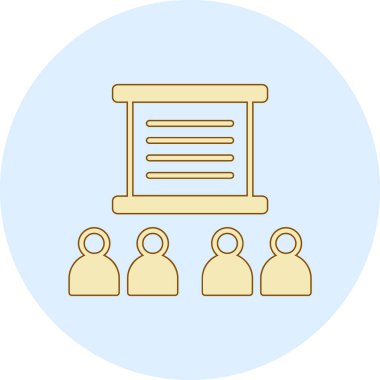 Modern simgenin vektör illüstrasyonu