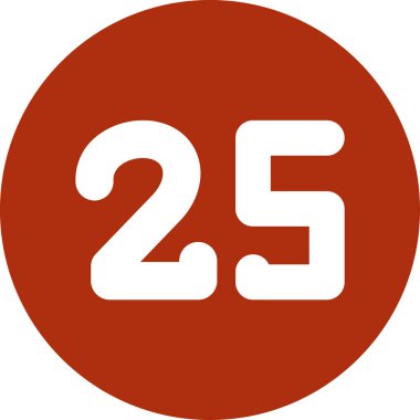 27 yıllık simge, vektör illüstrasyonu