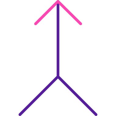 Ok. Web simgesi basit illüstrasyon