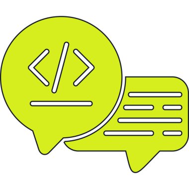 Konuşma baloncuklarının vektör çizimi