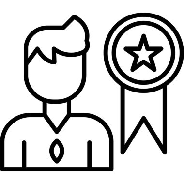 Yıldız simgesi, anahat stili