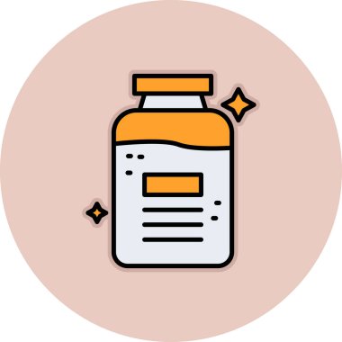 şişe simgesi vektör illüstrasyonu