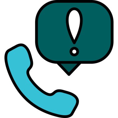 - Telefon. Web simgesi basit illüstrasyon