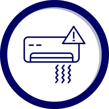 Klima ikonu vektör illüstrasyonu