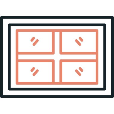 Modern simgenin vektör illüstrasyonu