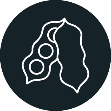 Modern siluet simgesinin vektör çizimi