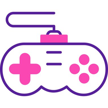 Oyun kolu. Web simgesi basit illüstrasyon