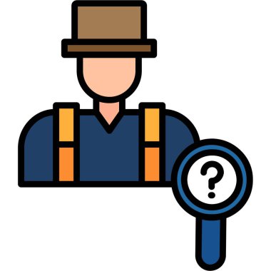 Ara. Web simgesi basit illüstrasyon