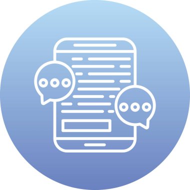 Konuşma baloncukları vektör illüstrasyonu