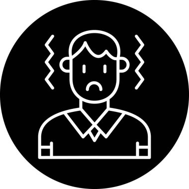 Bir insan simgesinin vektör illüstrasyonu