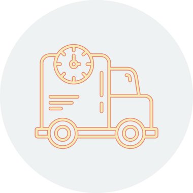 araba simgesi vektör illüstrasyonu