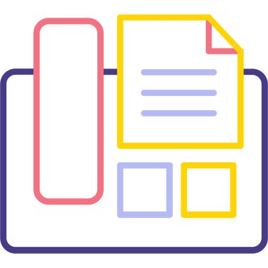 Dosya. Web simgesi basit illüstrasyon