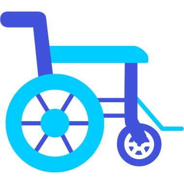 Tekerlekli. Web simgesi basit illüstrasyon