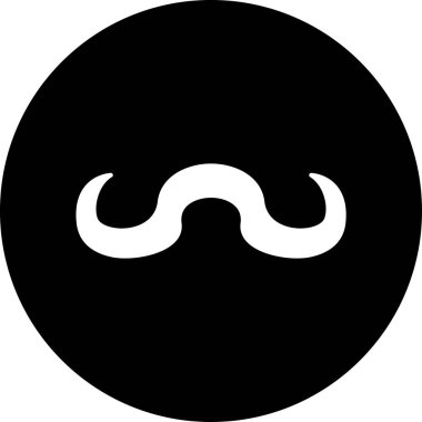 Siyah bir simgenin vektör illüstrasyonu