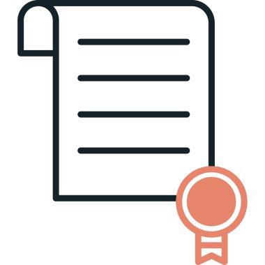 Belgenin vektör illüstrasyonu