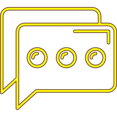 Konuşma balonu işaret tasarımı