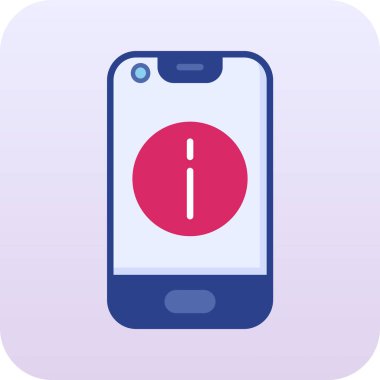 - Telefon. Web simgesi basit illüstrasyon