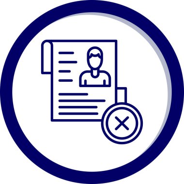 Belge simgesinin vektör illüstrasyonu