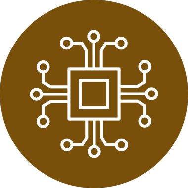 vektör Chip Simgesi illüstrasyonu