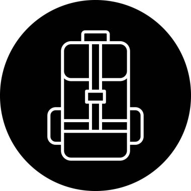 Seyahat simgesinin vektör illüstrasyonu