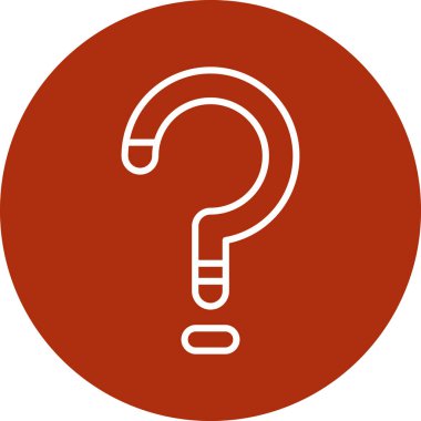 Soru Simge Vektör Resmini İşaretliyor