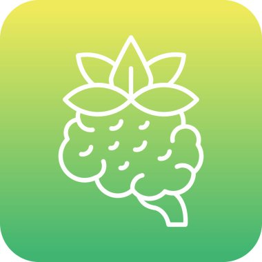 Eşsiz üzüm vektörü simgesi