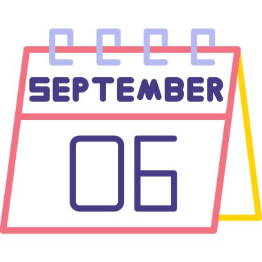 Eylül 'ün 26' sında düz simge tasarımı