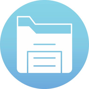 dosya biçimi simgesi, vektör illüstrasyonu