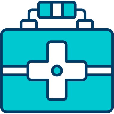 kutu tıbbı sağlık ikonu