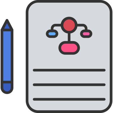 belge dosya simgesi ana hat biçiminde