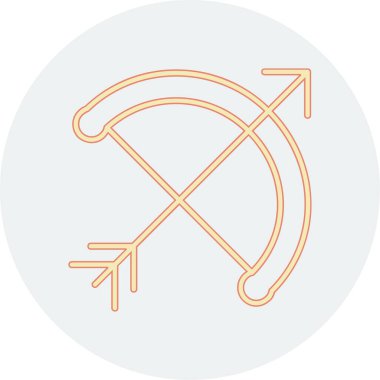 Tek bir simgenin vektör illüstrasyonu