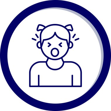 İnsan simgesinin vektör illüstrasyonu