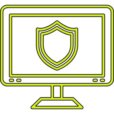 Bilgisayar simgesi. Web için dizüstü bilgisayar vektör simgelerinin özet çizimi