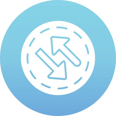 ok simgesi, vektör illüstrasyonu basit tasarım