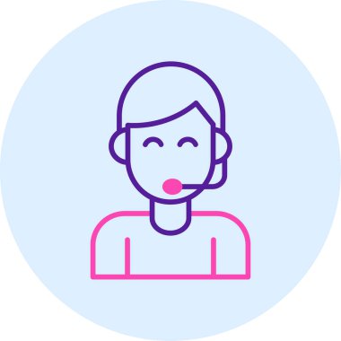 Yüzü olan bir adamın vektör çizimi