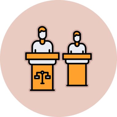 İş ve finans simgesinin vektör illüstrasyonu