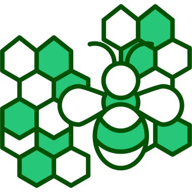 Petek simgesi, anahat stili